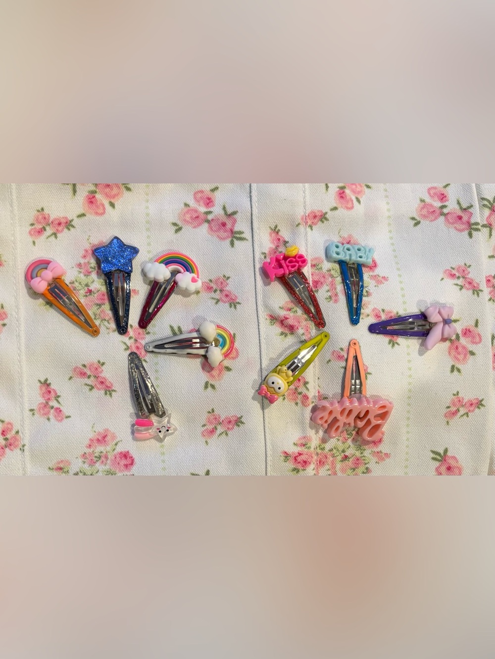 Cute Kids Colorful Hair Clips Set 1 (2 5 pcs sets)